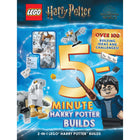 Sourcebooks - Livres LEGO Harry Potter -Constructions en 5-Minutes (Édition Anglais)-Rapide et amusant à construire – Ce livre à couverture rigide de 96 pages présente plus de 100 défis et idées de modèles miniatures à construire. Chaque activité ne dure pas plus de 5 minutes