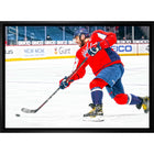 Alexander Ovechkin Washington Capitals Shooting - Framed Canvas - 31" x 22"-Premium canvas print with gallery-wrapped edges