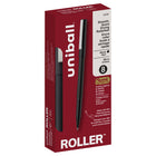 uni-ball Roller Rollerball Pens – 0.5mm – Black – 8 Pack  -Rollerball Pens