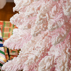 HOMCOM 7' Artificial Christmas Tree with Realistic Branches - Pink-Flame retardant branches are unlikely to catch fire or cause serious household damage 