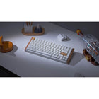 Keychron K2 HE Aluminum Swappable RGB Backlight - Nebula Switch - White (Special Edition)-Keychron Launcher web configurator support for easy keymap and behavior customization(rapid trigger, one key multiple commands...)