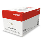 Staples Copy Paper - 20 lb. - 8.5" W x 11" H - White - 5000 Sheets-8.5" x 11" (Letter Size)