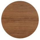 Modway Pursuit 40" Dining Table - Walnut Black-Non-Marking Foot Glides