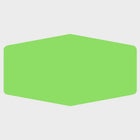 JAM Paper Standard Label Rolls - Marquis Shaped - 1 7/8 x 3 15/32 - Neon Green - 125 Labels/Roll-Size: Marquis Shaped ( 1 7/8 x 3 15/32 Inches ) | Printer friendly labels are easy to create and customize.