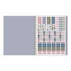 Cambridge 2026-27 Weekly/Monthly Planner - 11"x 9" - Tea Rose - Bilingual-One month per 2 page spread has open daily blocks a QuickNotes section and past/future month reference calendars
