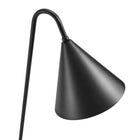 Modway - Ayla Base en marbre Lampe sur pied, Noir-Assemblée requise