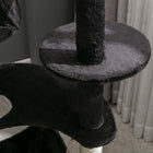 PawHut - Arbre à chat en peluche à plusieurs niveaux pour grand adulte, 60 po H - gris foncé-Matériau : panneau de particules, sisal, peluche 