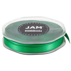 JAM Paper Double Faced Satin Ribbon - 3/8" W x 25 yd. - Emerald Green-Our ribbon is made from the highest quality double-faced satin, which features a slightly shiny, yet smooth finish