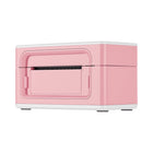 MUNBYN 941BP Label Printer - Pink-Fast & Sharp Printing: With a 300 dpi resolution and fast thermal printing, MUNBYN printer delivers clear, professional labels at speeds of 180 mm/s (up to 5000+ labels per day) with no jams. It handles label widths from 1.57" to 4.3" (40-104mm), making it perfect for all your labeling needs