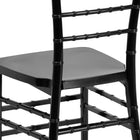 Flash Furniture HERCULES PREMIUM Series Black Resin Stacking Chiavari Chairs - 2 Pack-Made of highest form of resin available, K-Resin