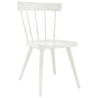 Modway Sutter Wood Dining Side Chair - White-Modern Farmhouse Dining Chair
