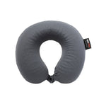 ObusForme - Oreiller cervical de voyage en gel infusé de charbon de bois-La mousse à mémoire de forme en U épouse les contours de la tête et du cou