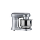 Culinary Chef - Mélangeur sur socle, 8 vitesses, 4,5 l, argent-Inclus dans la boîte : Batteur sur socle Culinary Chef 4.5L 8 vitesses, crochet à pâte, batteur, fouet, couvercle, manuel
