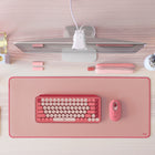 Logitech Studio Series Desk Mat - Darker Rose-Compatible with MacBook Neo laptops: instant Bluetooth connection, seamless & color-matched