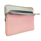Vangoddy - Housse de protection en néoprène pour ordinateur portable 17" avec poche supplémentaire - Rose-Dimensions extérieures - 17 po x 12,50 po x 1,5 po