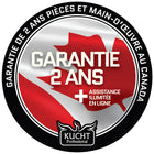 Kucht - 36 po Série KXP Cuisinière double énergie Propane - Acier inoxydable/Or-Prêt pour le propane liquéfié