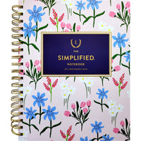 AT-A-GLANCE - Emily Ley cahier à couverture rigide - 240 pages - 8 po x 10 po - Jardin -120 feuilles / 240 pages