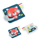 Miniland Feel to Learn: Crinkly Sensory Paper - Red Panda-Sensory stimulation game for babies from 0 to 6 months
