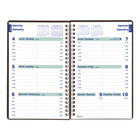 Blueline - 2027 Agenda hebdomadaire DuraFlex avec reliure à double spirale et couverture en poly en deux pièces – 8 po x 5 po – couleurs assorties – bilingue-100 % de papier recyclé post-consommation