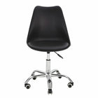 Simply Office Chair - Black-Black PU upholstered material