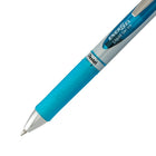 Pentel EnerGel Liquid Gel Refillable Grip Pen Retractable - 0.7mm - Sky Blue  -0.7mm/stainless steel
