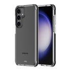 AXS PROShield Plus Drop-tested Clear Case for Samsung Galaxy S24 - Black-Sleek reinforced corners maximize shock absorption by creating an air cushion between your phone and any surface