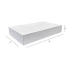 Eddie's Garment Box - 24X - 24" L x 14" W x 4" H - White - 25 Pack-24" x 14" x 4"