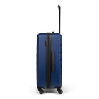 Swiss Mobility 3-Piece ABS Hardside Luggage Set - ABS - Blue-Grab And Go: The AHB Collection has a comfortable handle on the top to easily remove the suitcase from baggage carousels or cars, 24" and 28" models have a handle on the side for heavier loads and rigid feet to add stability and protect the hard-shell