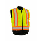 Forcefield - Ré-congénitale 4-en-1 HI VIS Sécurité Parka - TG- Lime jaune-Conformité totale avec la dernière norme CSA: CSA Z96-15; Orange et chaux rencontrent la classe 2 niveau 2