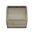 Manhattan Comfort Horizon 21.7" Modern Nightstand - Whitewashed Oak-30 Day Limited Manufacturer's Warranty