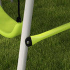 Outsunny - Balançoire pour enfants - cadre de balançoire en métal robuste en forme de A - vert-Un cadeau merveilleux pour les enfants afin de promouvoir leur bien-être général 