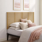 Modway Render Wall Mount King Headboard - Oak-Smooth Wood Grain Laminate
