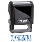 Trodat Printy 4911 Climate Neutral Self-Inking Stamp - "CONFIDENTIAL"-High-quality stamp with nontoxic, water-based ink