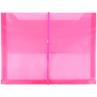 JAM Paper Enveloppes en polyéthylène format livret avec fermeture à élastique, 9 3/4 x 13 po, violet, 12/paquet-Taille : 9,5 x 13,13 po