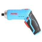 Fixtec - Kit de tournevis pivotant sans fil 2-en-1 4V Lithium-Ion & 49 accessoires, USB-Compatible avec le câble de charge USB TYPE-C, lorsque la batterie est épuisée, elle peut être branchée sur n'importe quel appareil USB pour une charge facile.