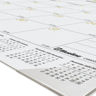 Blueline 2026 Gold Monthly Desk Pad Calendar - 22" x 17" - Bilingual-Reinforced chipboard backer and clear vinyl corners