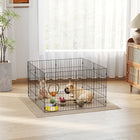 PawHut - Parc d’exercice pliable en métal pour chien, clôture pour animaux extensible - 8 panneaux-Ce parc pour chiens est fabriqué en acier avec revêtement en poudre, adapté à une utilisation intérieure et extérieure 