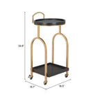 Zuo Zukei Bar Cart - Black-8