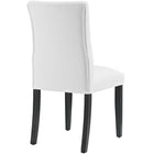 Modway Duchess Vinyl Dining Chair - White - 2 Pack-Fine Vinyl Upholstery 