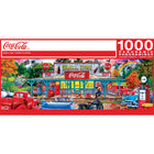 Masterpieces Puzzle Company Coca-Cola 1000 Piece Panoramic Puzzle-AGE: 14+
