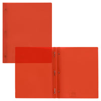 Staples - Couverture de rapport en poly avec cordon - orange-couverture en poly avec cordon, Orange