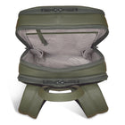 Champs - Onyx Sac à Dos Classique en Cuir - Kaki-Fermeture éclair sur le dessus