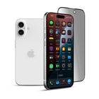 22 Cases - Protecteur d'écran avec filtre de confidentialité en verre trempé pour iPhone 17-Colle japonaise Toyo