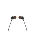 JBL Tune 110 In-Ear Headphones, Black-Tangle-free flat cable that’s durable and won’t tangle up in knots