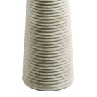 Modway Saylor Carved Ribbed Wood Floor Lamp With Drum Shade - White Grey-8