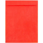 JAM Paper 10 x 13 Tyvek Envelopes, Catalog Open End with Self Adhesive Closure, Red, 100 Pack (v021383g)-Red