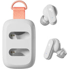 Skullcandy Dime 3 Bone Orange Glow In-Ear Wireless Earbuds - White-Latest Sound Tech - Stay-Aware Mode to allow you to stay tuned-in to the world around you. 3 preset EQ modes optimize audio for any media. Clear Voice Smart Mic uses AI to isolate the speaker’s voice and cut out background noise. 