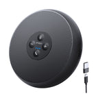 EMEET OfficeCore M1A Plug-and-Play USB Speakerphone - Zoom Certified-Two Omni-Directional Microphones: Pick up voices from any direction. No need to stick to your seat for the whole meeting.