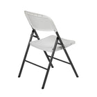 TygerClaw - Chaise pliante en plastique robuste avec pieds antidérapants-L'assise et le dossier en polyéthylène résistent aux taches et aux intempéries