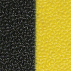 Edgewood - Airsoft Sûreté Craquelé Tapis Anti-Fatigue Léger - 3 pi l x 10 pi L x 3/8 po P - Noir/Jaune-Vinyle PVC Mousse